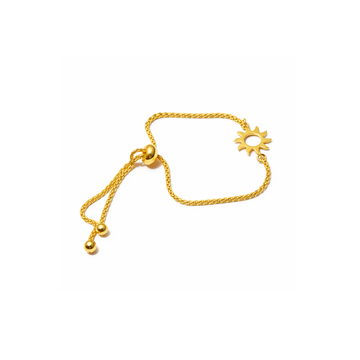 Pulseira Sol Ajustável Áurea