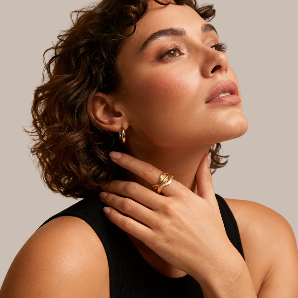 Anel Perla Lumi Ajustável