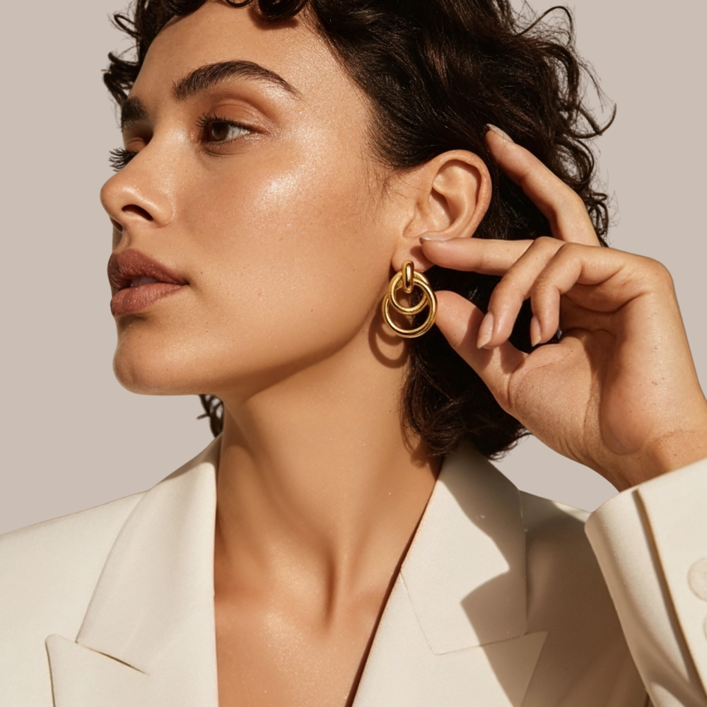 Brinco Aurea Trançado