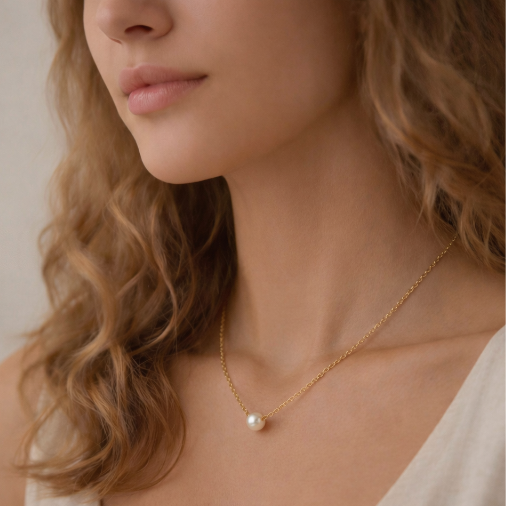 Colar Pérola Áurea Essence